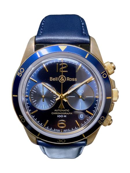 Bell and Ross BR V2-94 BRV294-BLU-BR/SCA